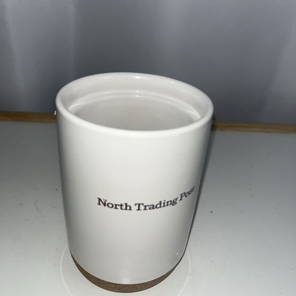 Demdaco Ceramic Mug Stoneware Corked Base Watercolor Style Moose Dean Crouser - Picture 4 of 5